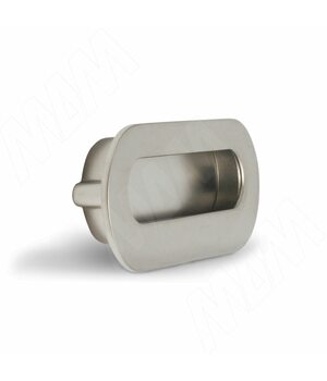 Ручка-раковина 96мм никель матовый