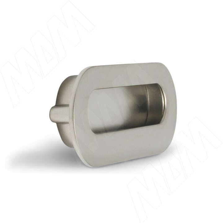 Ручка-раковина 96мм никель матовый