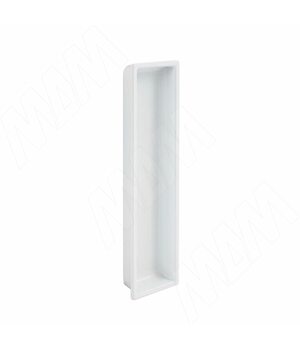 Ручка-раковина врезная белый матовый