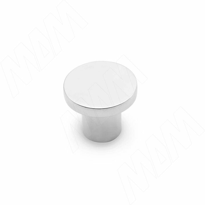 Ручка-кнопка хром