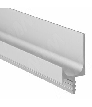 Профиль-ручка врезная для фасада 18мм, алюминий матовый, L-5500мм
