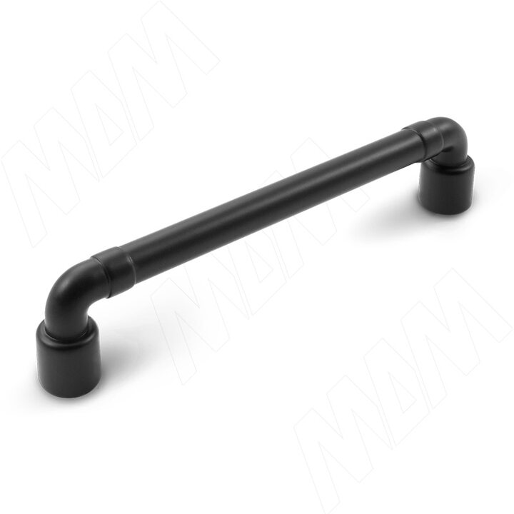 Ручка-скоба 128мм черный матовый