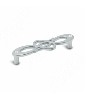 Ручка-скоба 96мм хром с кристаллами