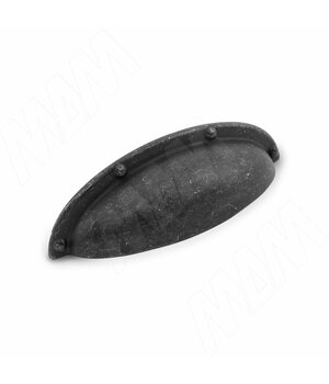 Ручка-раковина 64мм железо черное