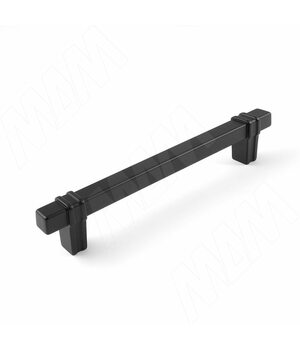 Ручка-скоба 128мм черный матовый