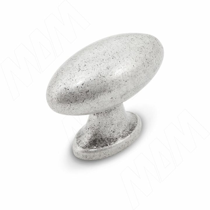 Ручка-кнопка серебро состаренное