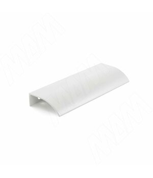 Профиль-ручка 96мм (L=124мм) крепление саморезами белый матовый