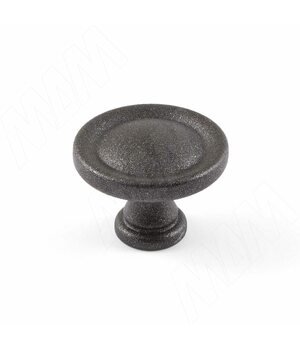 Ручка-кнопка D31мм чугун гранж