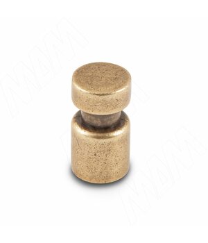 Ручка-кнопка D15мм бронза состаренная