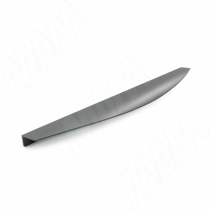 Профиль-ручка 446мм крепление саморезами графит