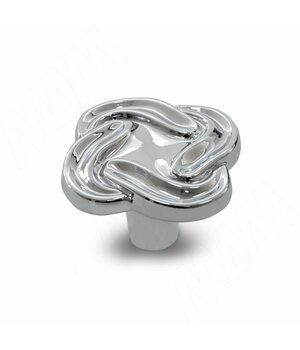 Ручка-кнопка хром