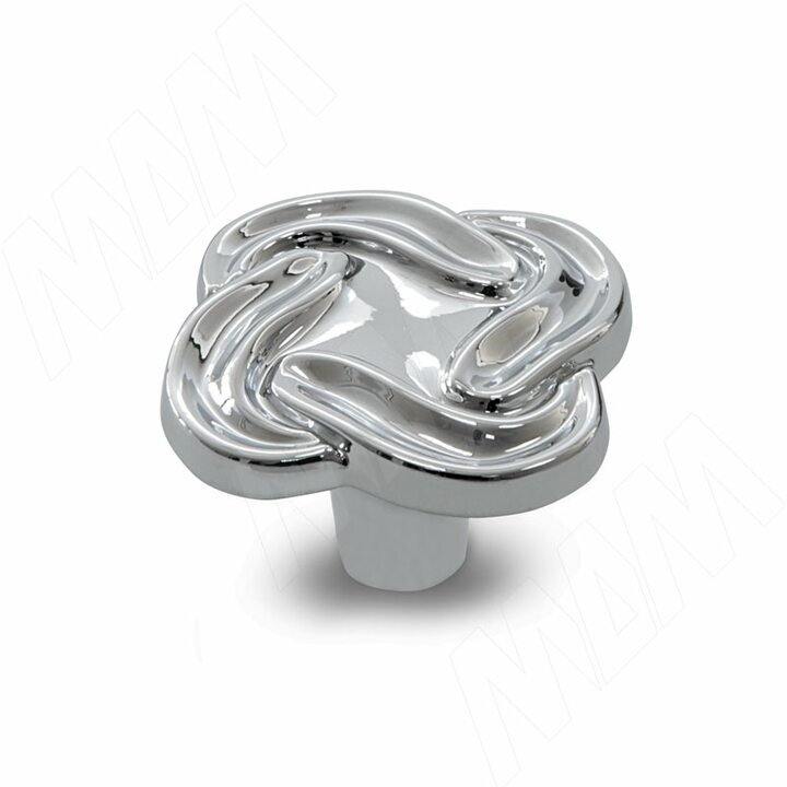 Ручка-кнопка хром