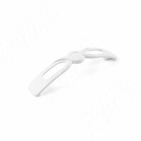 Ручка-скоба 96мм белый матовый