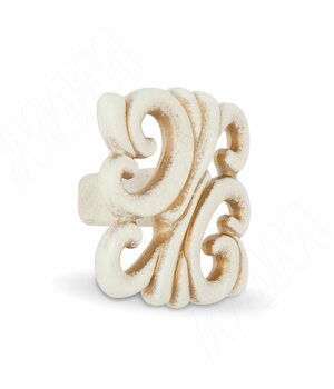 Ручка-кнопка cлоновая кость/золото винтаж