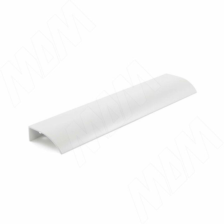 Профиль-ручка 192мм (L=220мм) крепление саморезами белый матовый