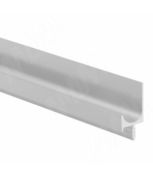 Профиль-ручка врезная для фасада 16/18мм, алюминий матовый, L-3000мм