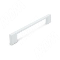 Ручка-скоба 128мм белый матовый