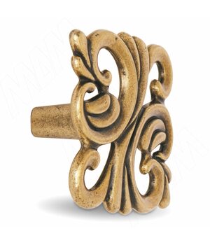 Ручка-кнопка 32мм бронза Орваль