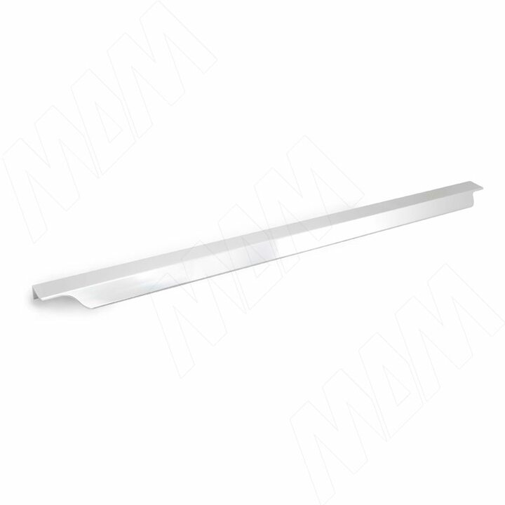 Профиль-ручка 600мм крепление саморезами алюминий полированный