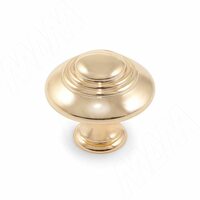 Ручка-кнопка D30мм золото