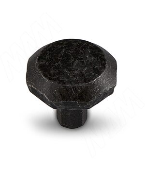 Ручка-кнопка железо черное