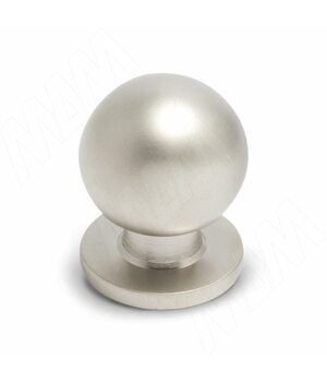 Ручка-кнопка D25мм никель матовый