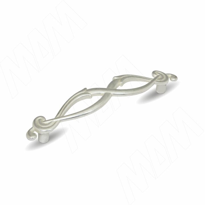 Ручка-скоба 96мм серебро Венецианское