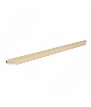 Профиль-ручка 600мм крепление саморезами золото матовое