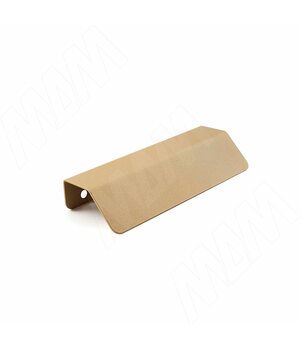 Профиль-ручка 96мм (L=124мм) крепление саморезами золото матовое