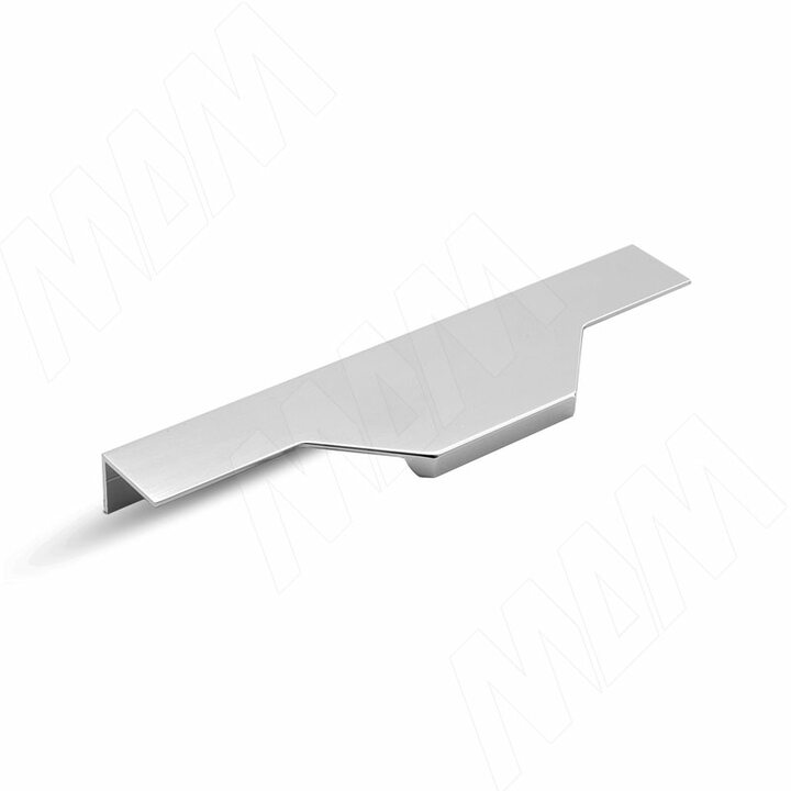 Профиль-ручка 150мм крепление саморезами алюминий полированный