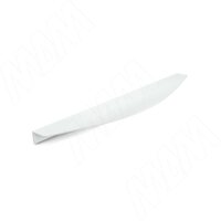 Профиль-ручка 296мм крепление саморезами белый матовый