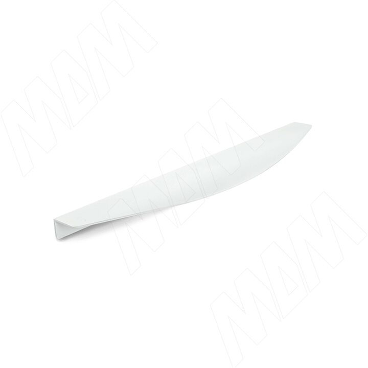 Профиль-ручка 296мм крепление саморезами белый матовый