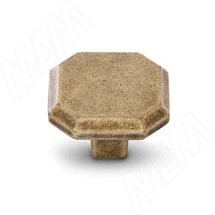 Ручка-кнопка бронза состаренная