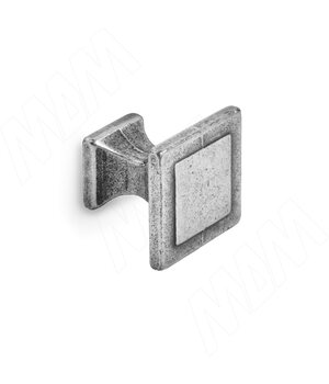 Ручка-кнопка серебро состаренное