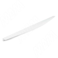 Профиль-ручка 796мм крепление саморезами белый матовый