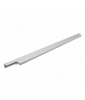 Профиль-ручка 596мм крепление саморезами алюминий матовый