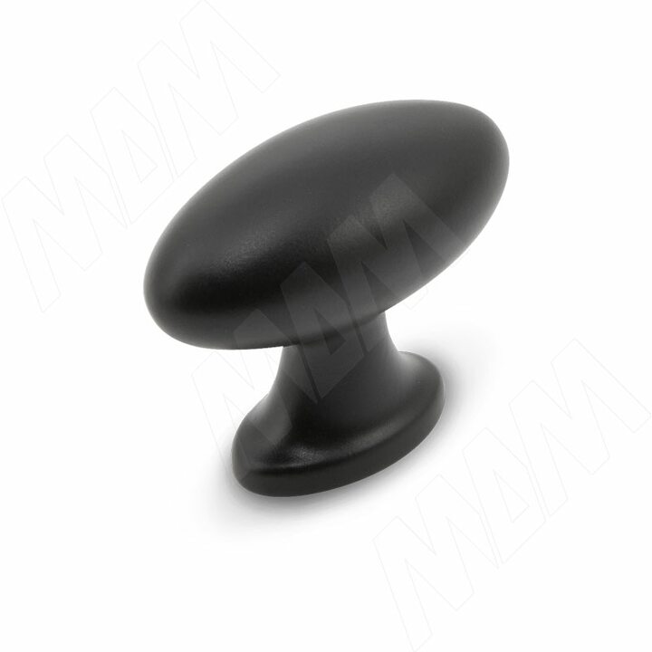 Ручка-кнопка черный матовый