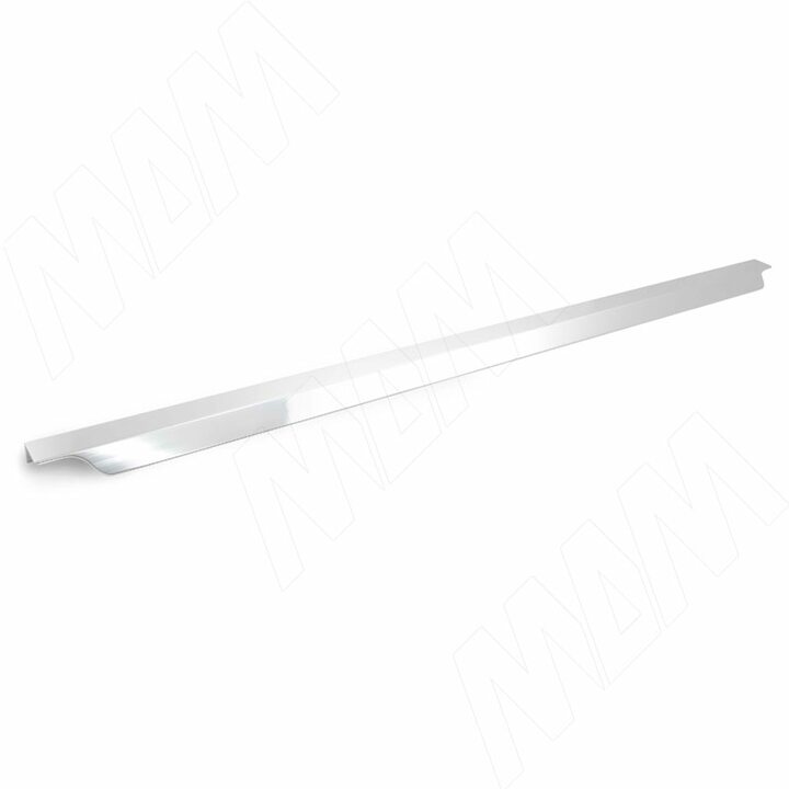 Профиль-ручка 900мм крепление саморезами алюминий полированный