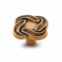 Ручка-кнопка бронза Орваль