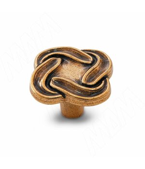 Ручка-кнопка бронза Орваль