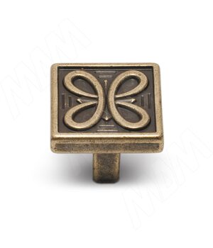 Ручка-кнопка 16мм бронза состаренная