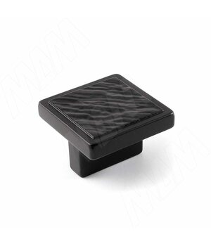 Ручка-кнопка 16мм черный матовый