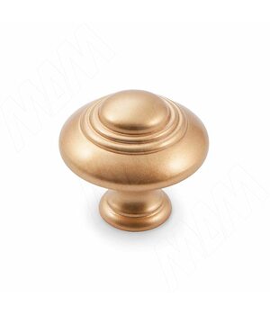 Ручка-кнопка D30мм золото матовое Милан