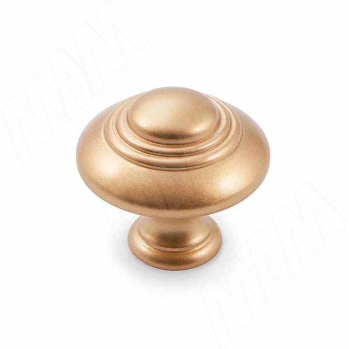 Ручка-кнопка D30мм золото матовое Милан