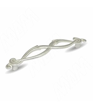 Ручка-скоба 128мм серебро Венецианское