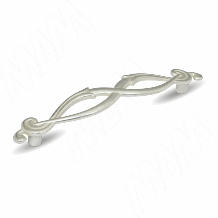 Ручка-скоба 128мм серебро Венецианское