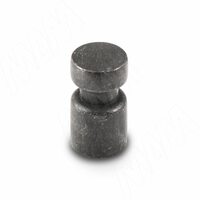 Ручка-кнопка D15мм железо черное