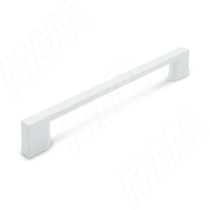 Ручка-скоба 160мм белый матовый