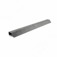 Профиль-ручка 396мм крепление саморезами графит