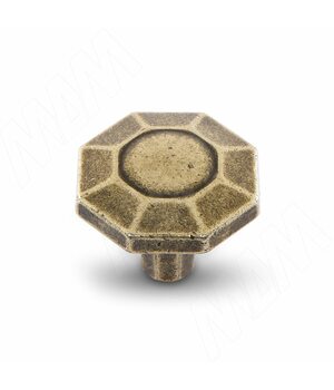 Ручка-кнопка бронза состаренная